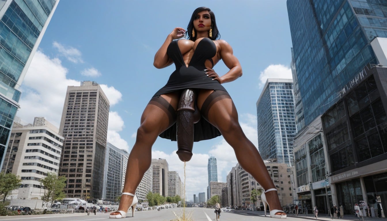 White Nails, White Very Long Nails And Toenails, Hairy Futanari Shemale AI Porn