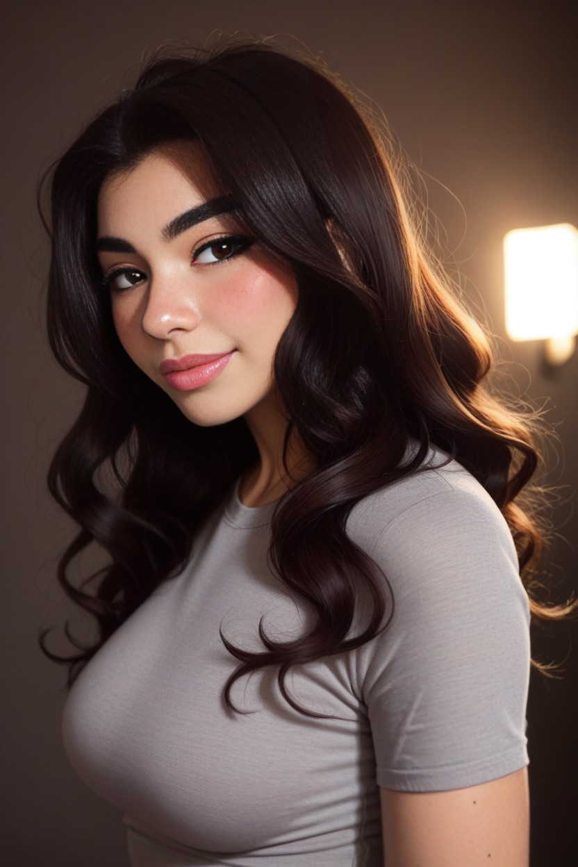 Straight, Perfect Nose, Asian Woman AI Porn