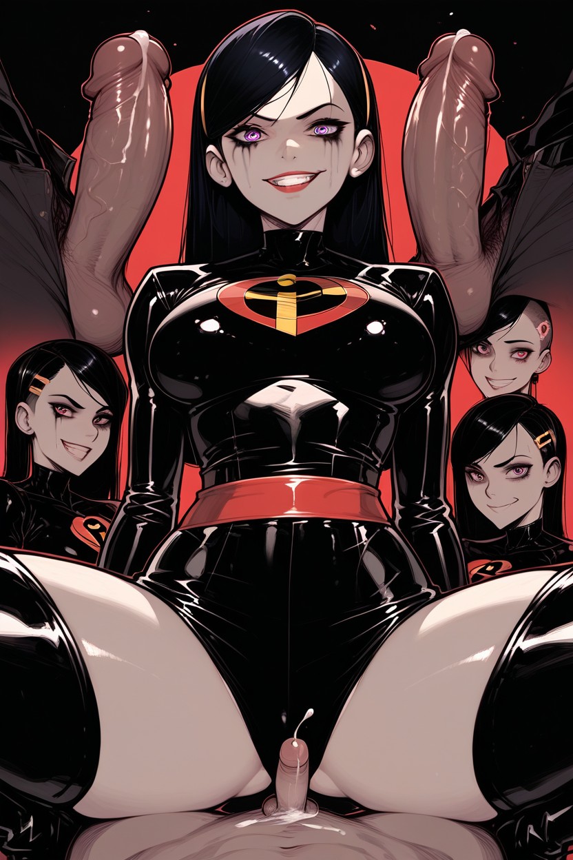 Looking At Viewer, Buzzcut, Eyeliner Hentai AI Porn