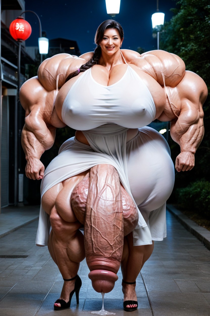 Hyper Gigantic Massive Veiny Testicles, Hyper Gigantic Massive Muscles Japanese Milf, Hyper Gigantic Massive Veiny Testicles Shemale AI Porn