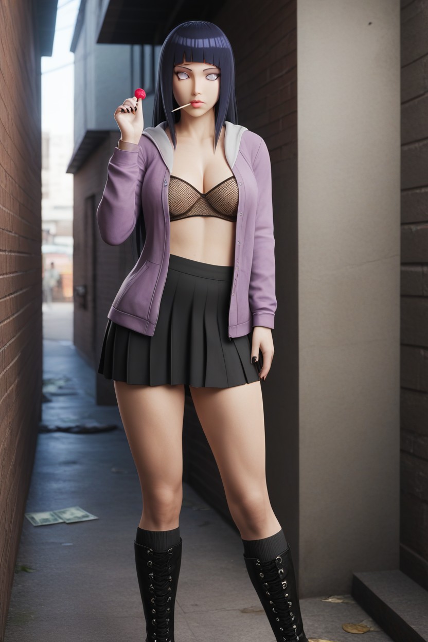 Serious Look, Whoring, Cum On Leg AI Porn
