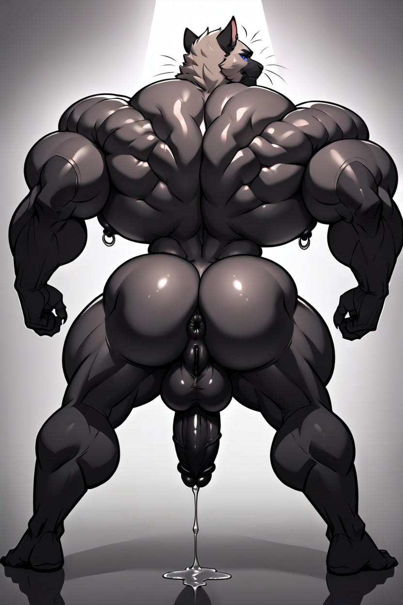 Black Nipples, Nipple Studs, Fit Porno IA Furry