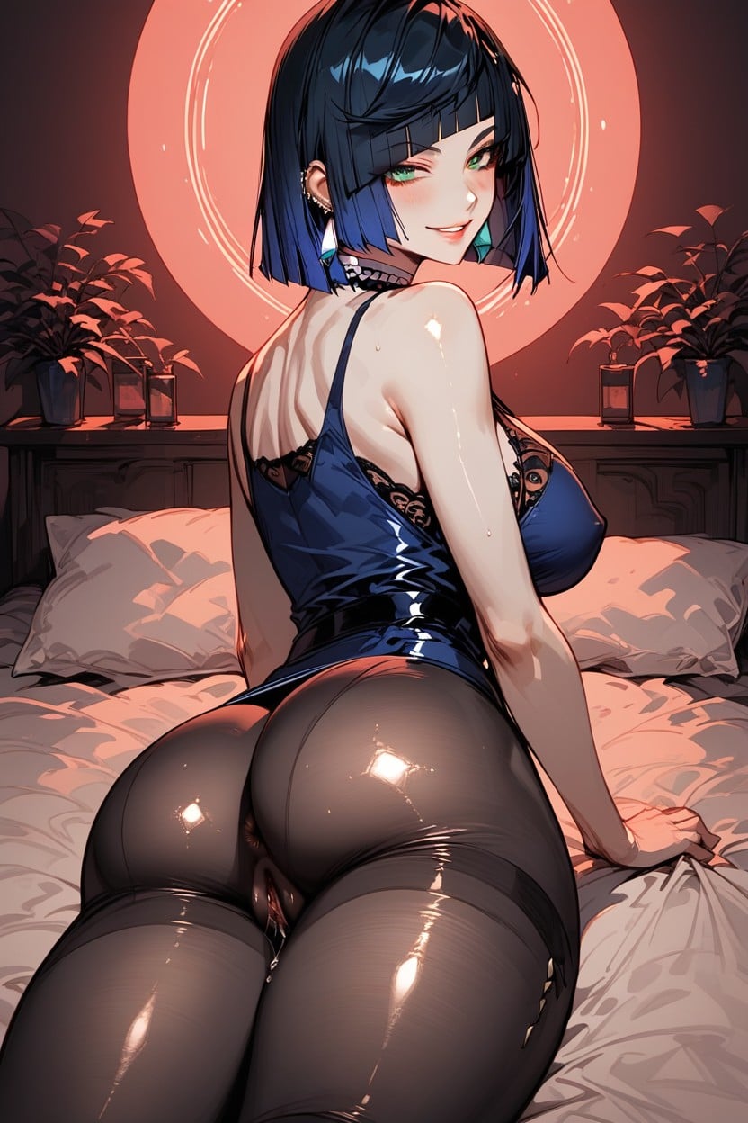 Bright Eyes, Red Room, Big Round Eyes Hentai AI Porn