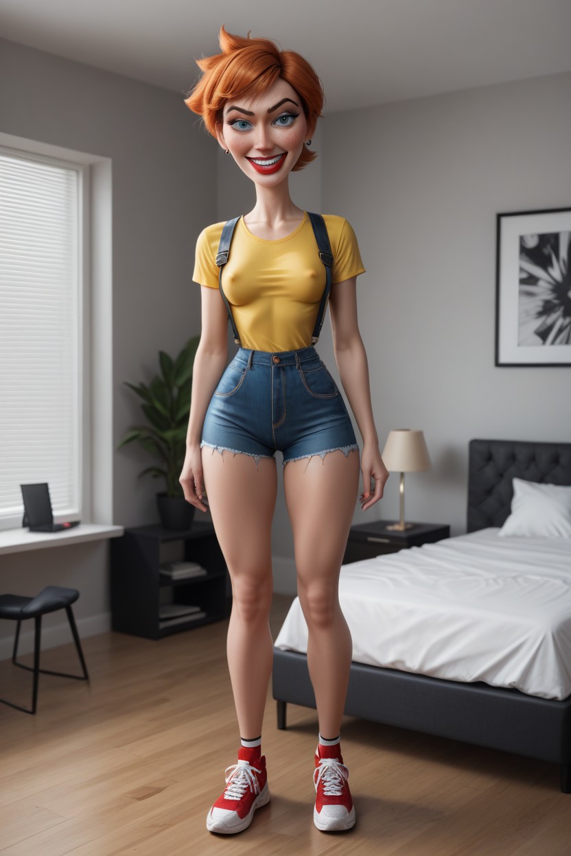 Small Ass, Small Breasts, Horny AI Porn