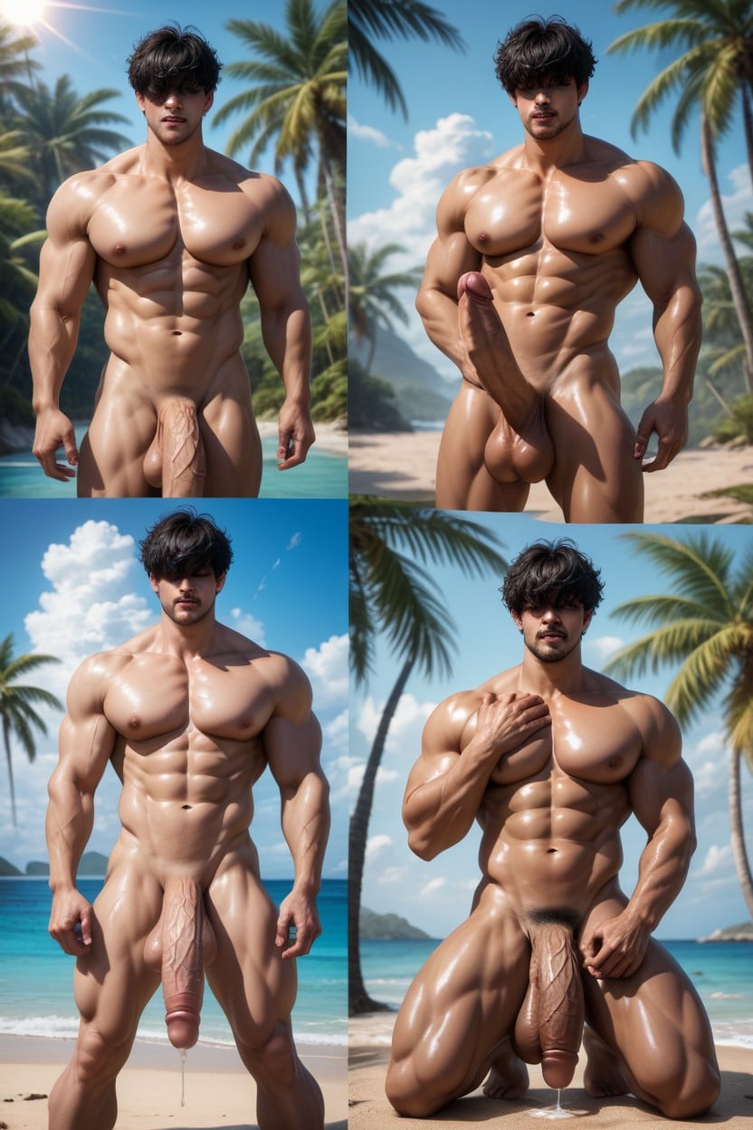Ultra Thick Cock, Person, Horny AI Gay Porn