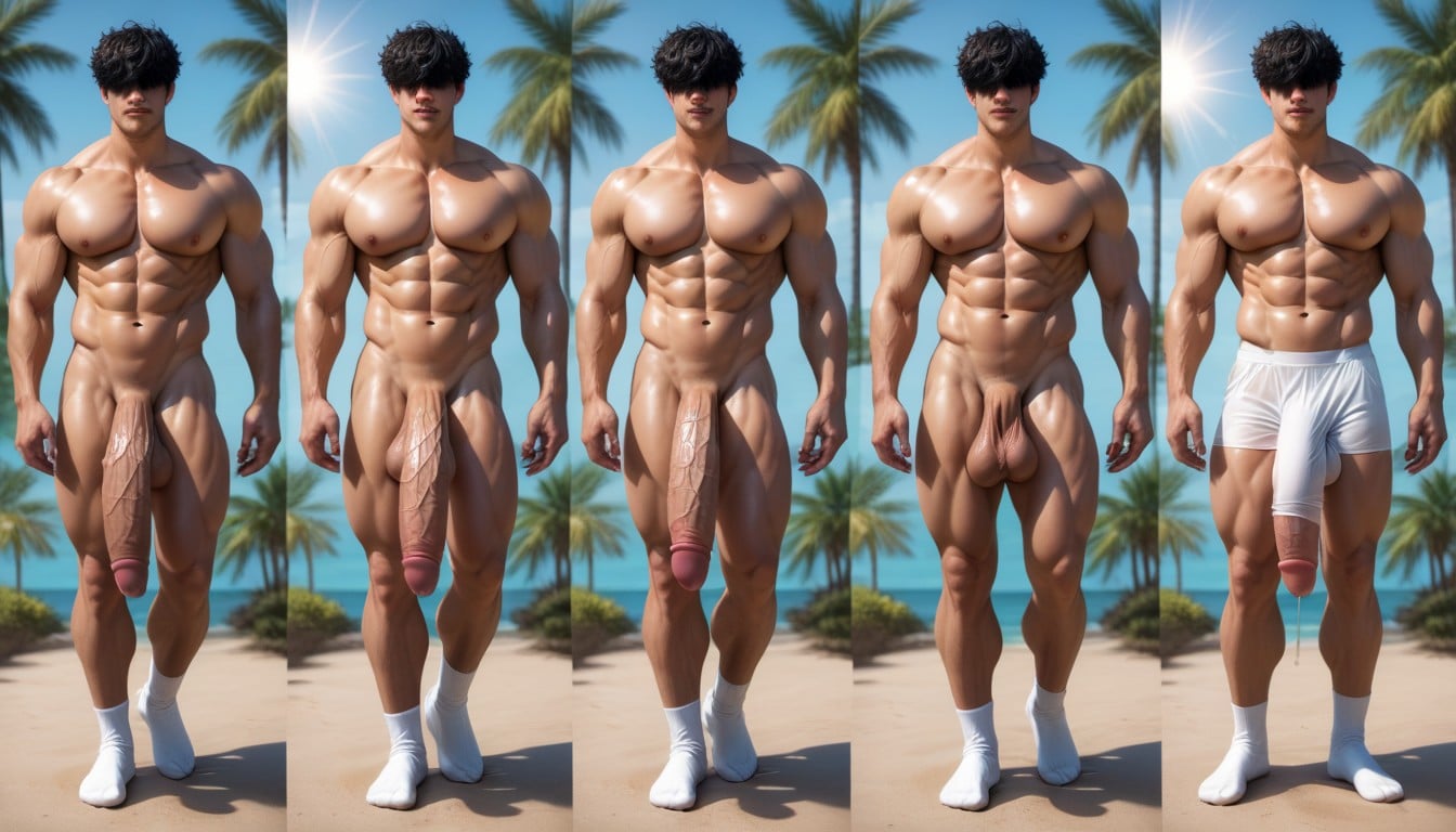 Horny, Sun, Ultra Thick Cock ゲイAIポルノ