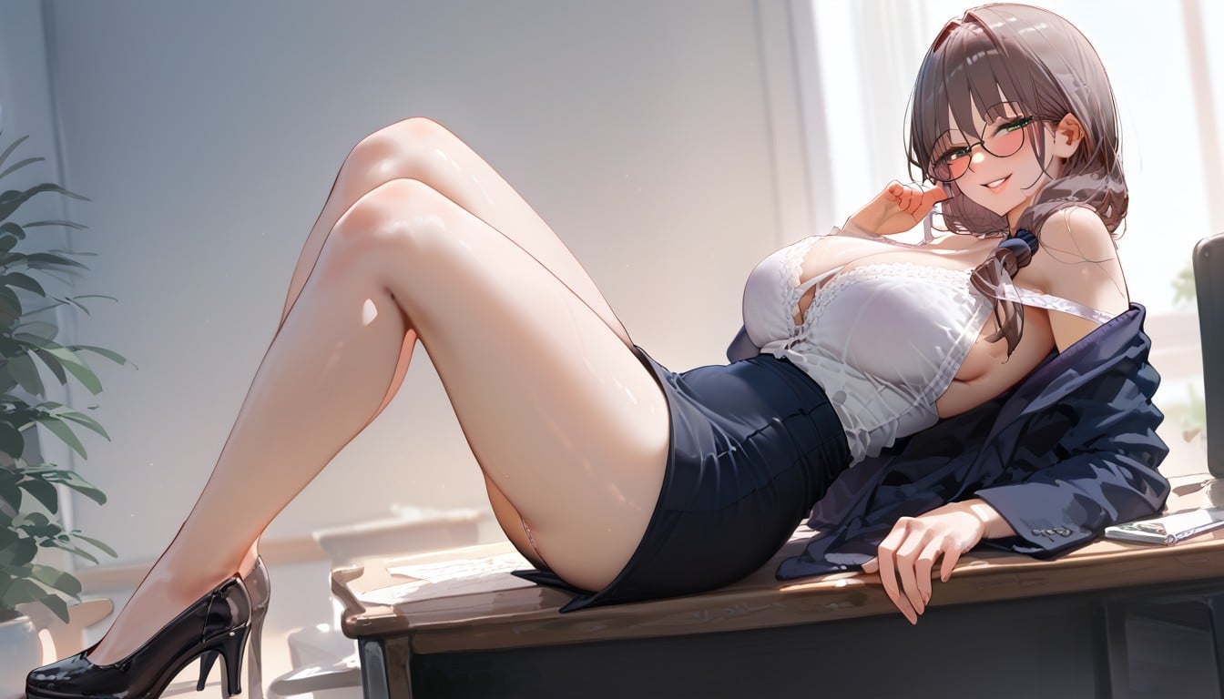Cheerful, Laying, Night Hentai AI Porn