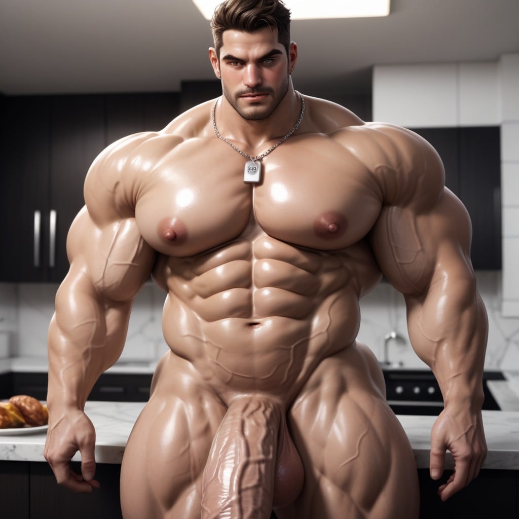 18+, In A White Kitchen, Meaty Dick AI Gay Porn