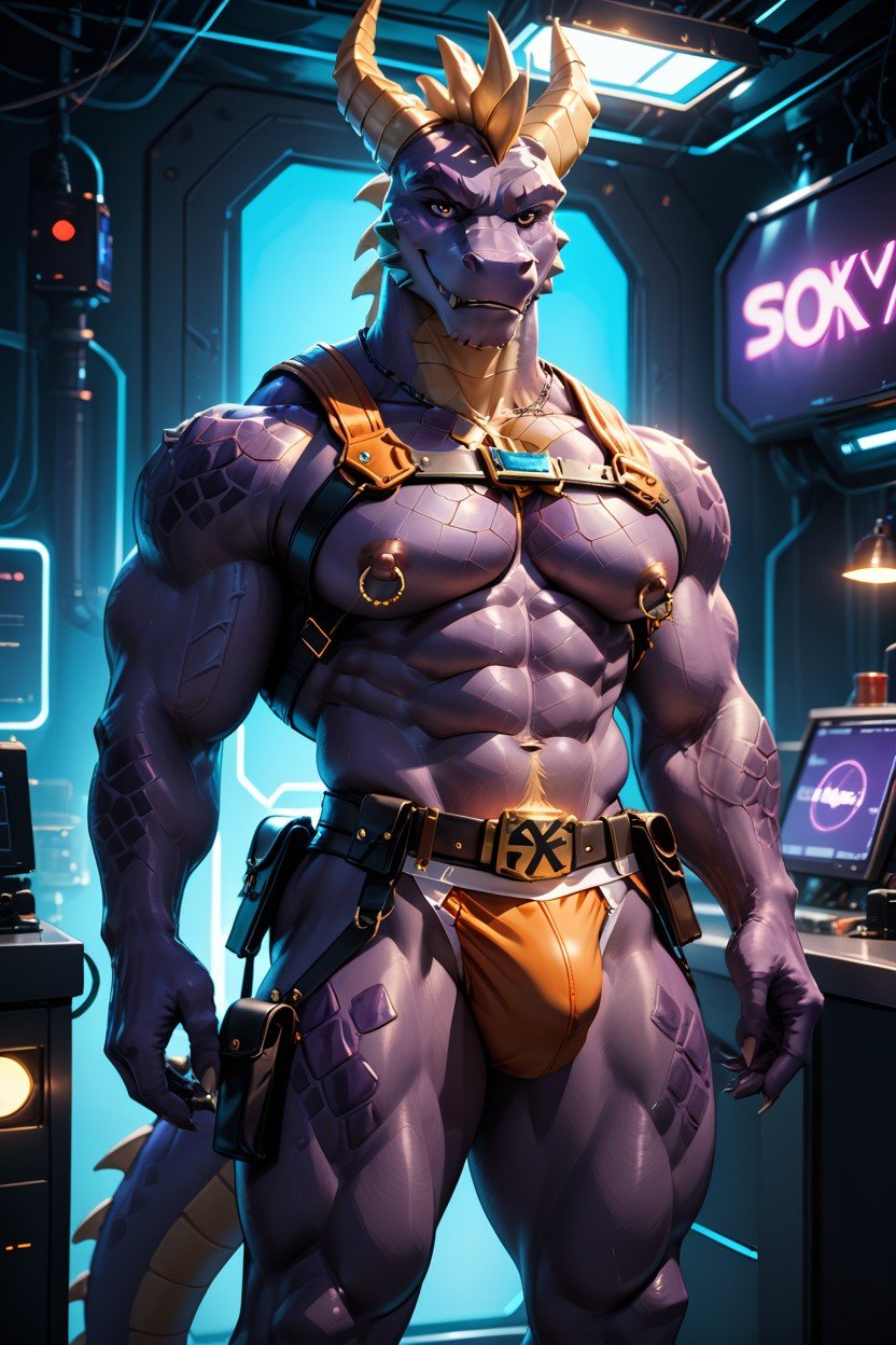 18+, Gay, Spyro From Spyro Reignited AI獸人黃片