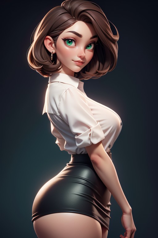 Office Shirt, Thick, 18+ Hentai AI Porn
