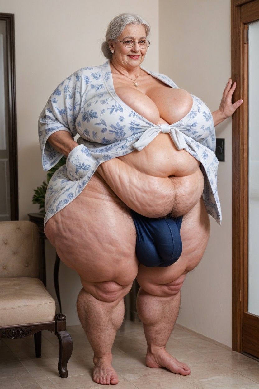 Ssbbw, Huge Round Thighs, Gigantic Ass AI Porn