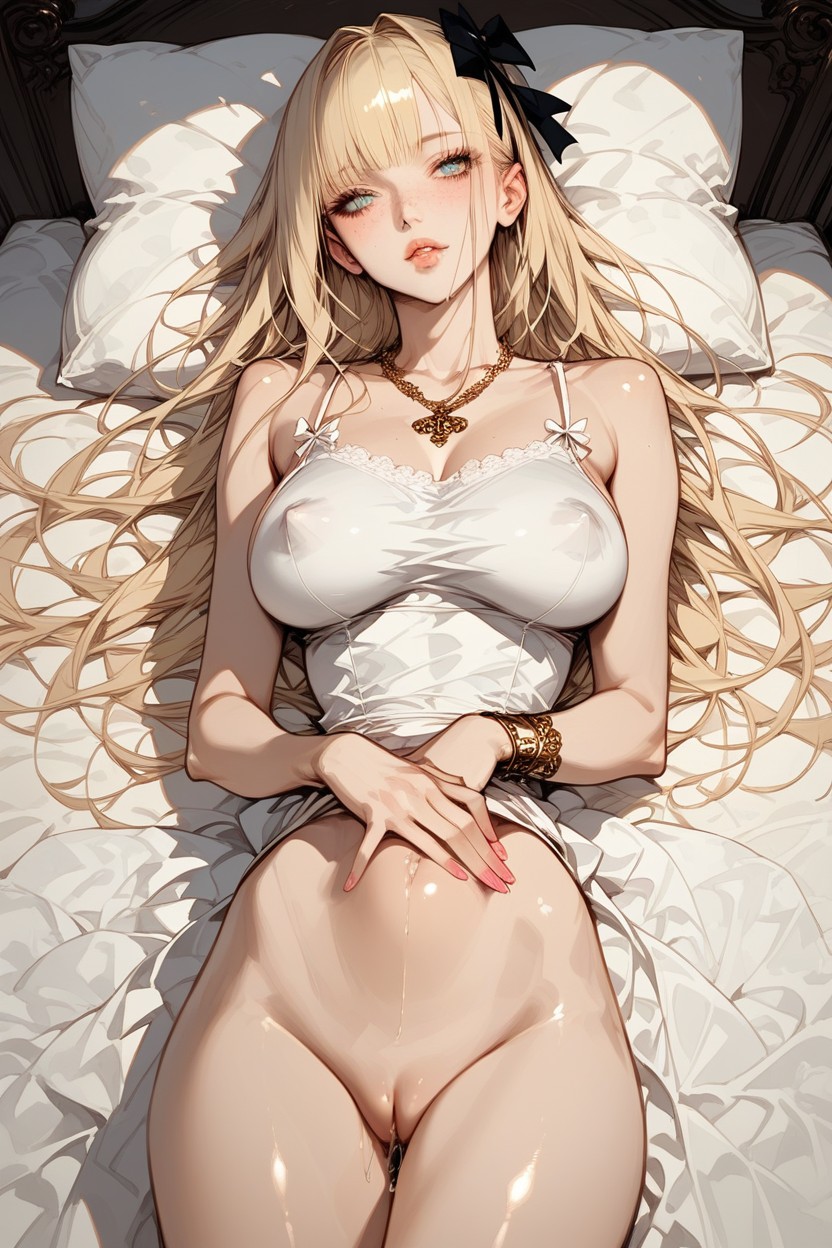 Tall, Arm Bracelets, Horny Face Hentai AI Porn