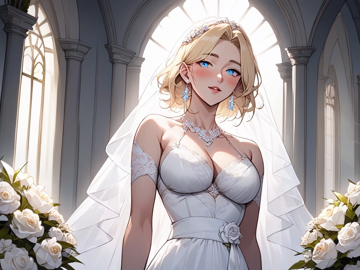 Wedding, 1 Person, Short Length Hentai AI Porn