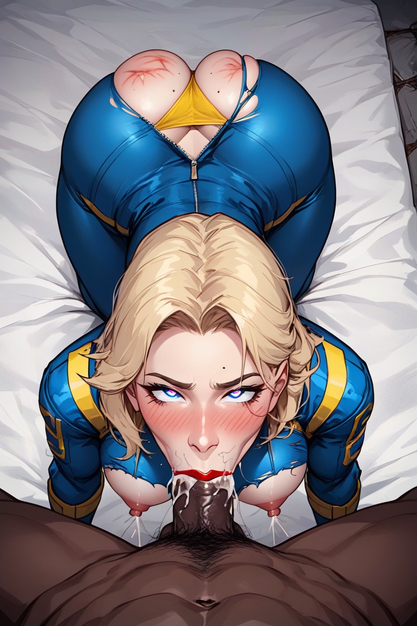 Fit Figure, Interracial, On All Fours Hentai AI Porn