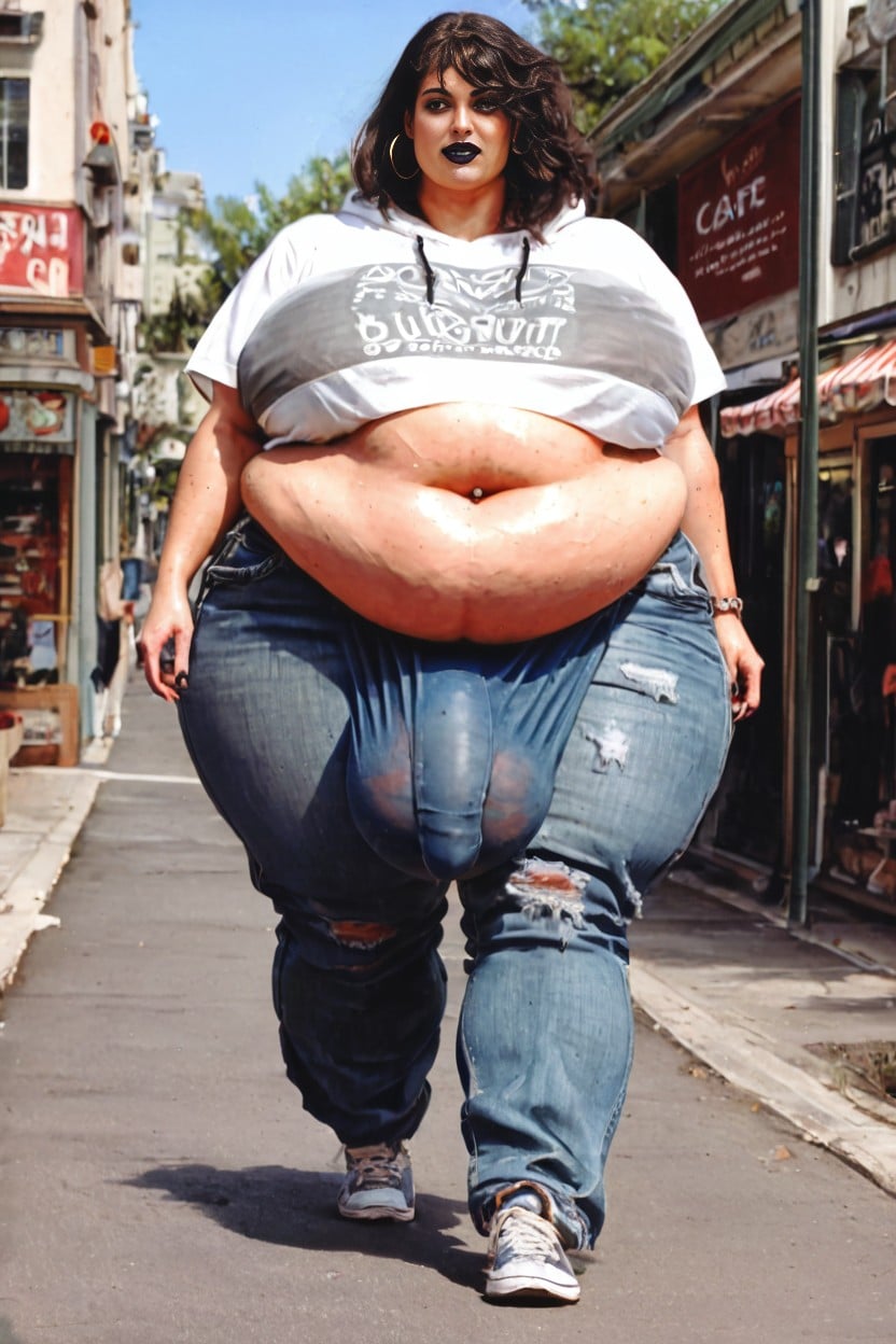 Obese Ssbbw Futa, Sneakers, Cafe Shemale AI Porn