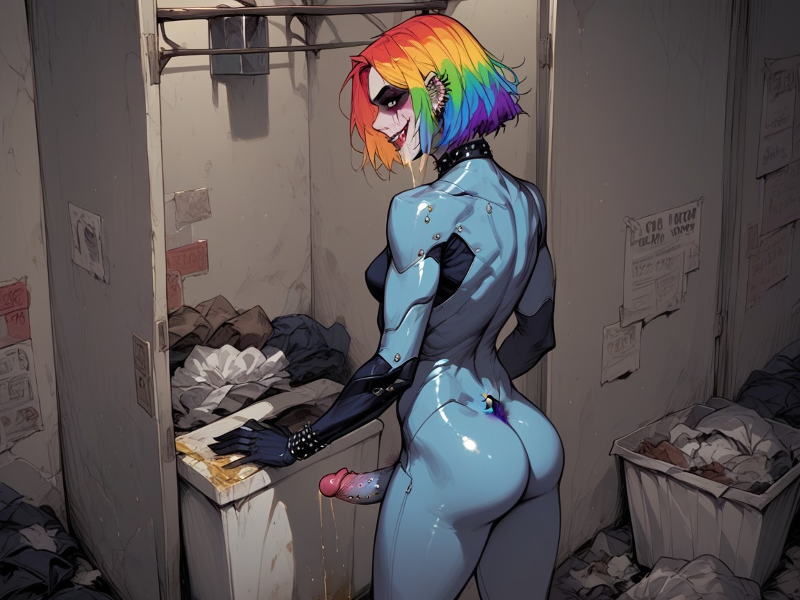 Hairy, Rainbow Hair, Whore Hentai AI Porn