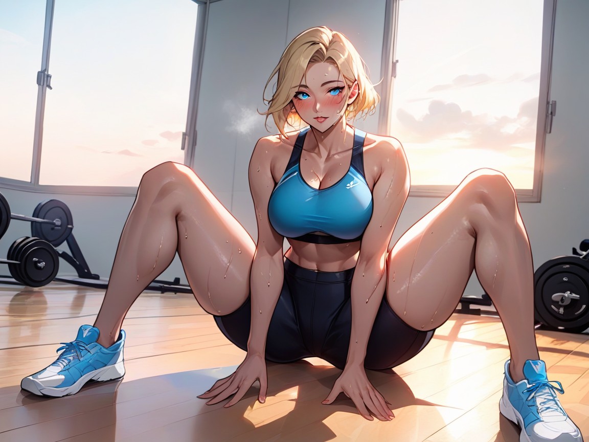 Blue Eyes, Sunny, 1 Person Hentai AI Porn