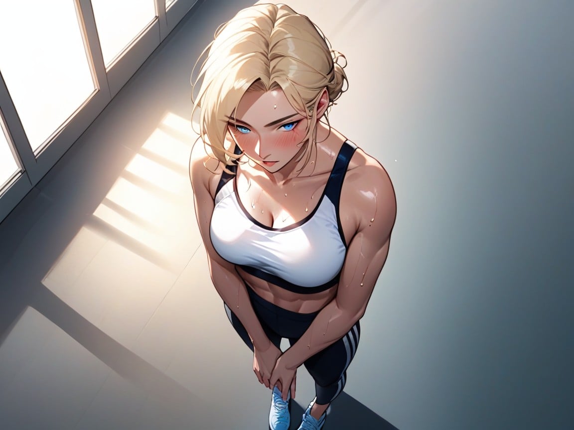 Skinny, Gym, Short Length Hentai AI Porn