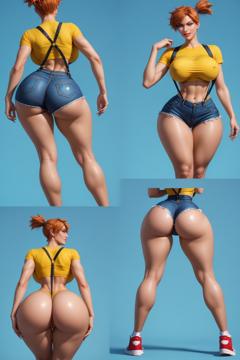 Bubble Butt, Slut, Smirk AI Porn