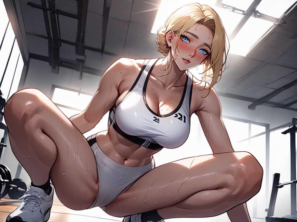 High Resolution, Noon, Sweaty Hentai AI Porn