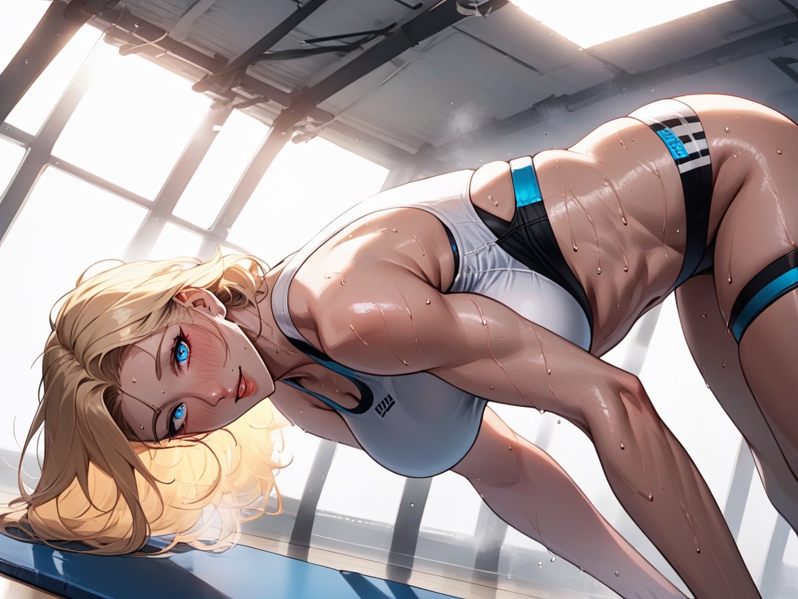 Laughing, Sweaty, Blush Hentai AI Porn