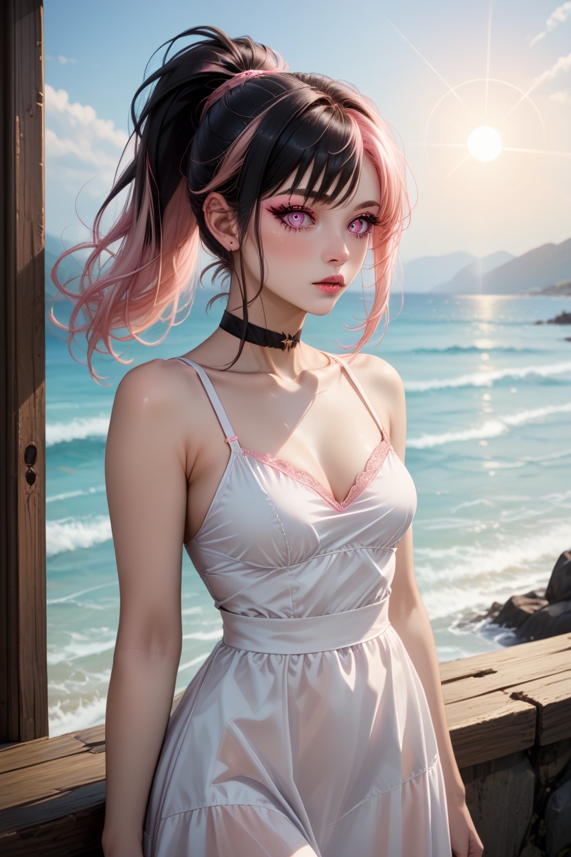 Nsfw, Small Breasts, Pale White Skin AI Porn