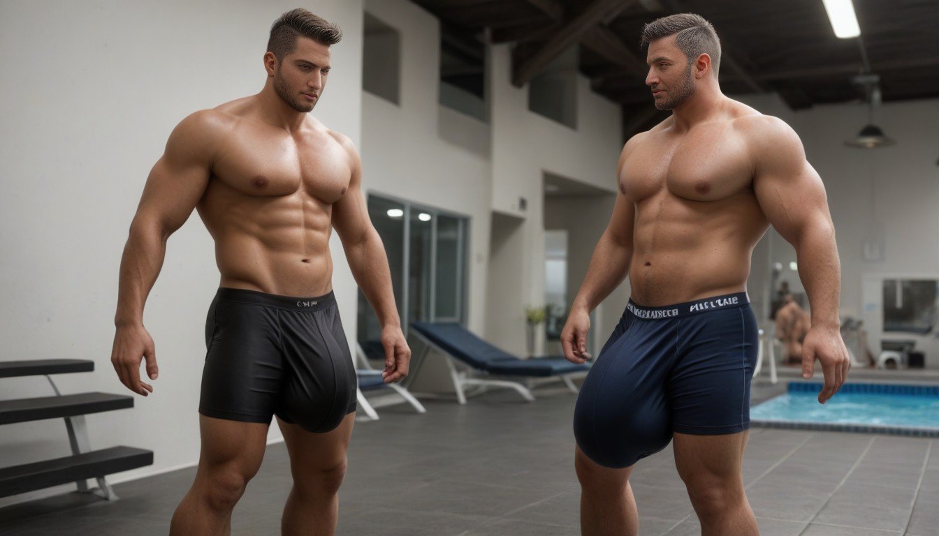 Sweat, Dick Inside Boxers, Single Man Porno gay IA