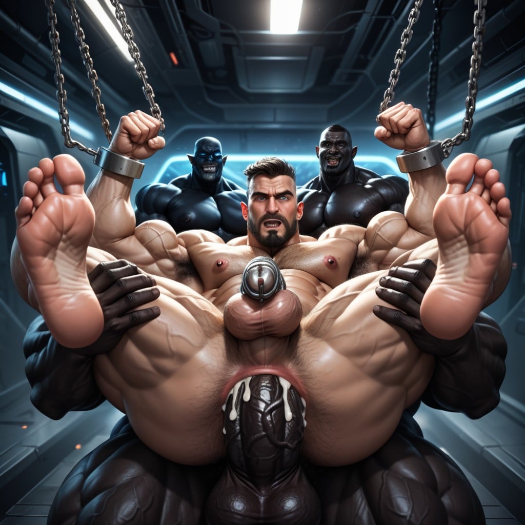 Extreme Double Penetration, Blue Eyes, Blue Eyes AI Gay Porn