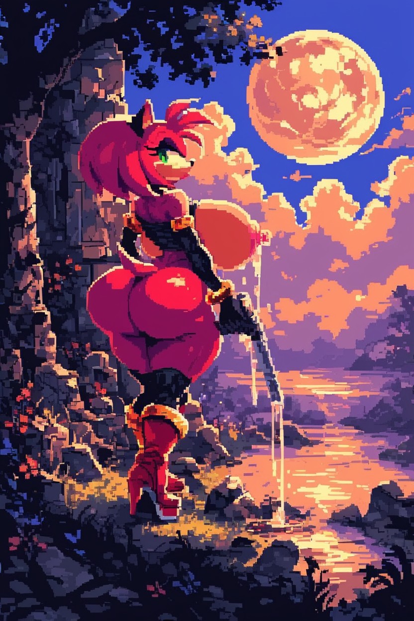 Fake Breasts, Hard Shadow, Voluptuous Furry AI Porn