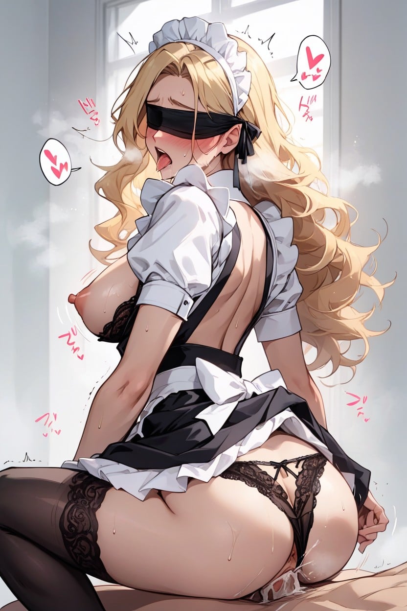 In Heat, Upper Body, Saliva On Breasts Hentai AI Porn