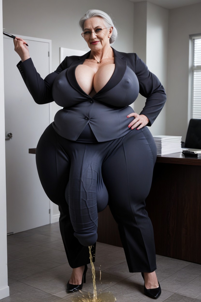 Pissing, Total Domination, Office AI Porn