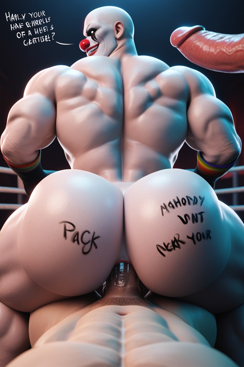 Rounded Ass, White Skin, Carnival AI Gay Porn