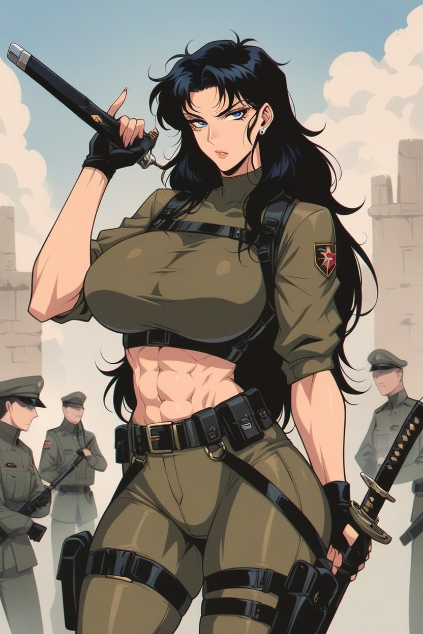 Fit, Holster, Dynamic Pose Hentai AI Porn