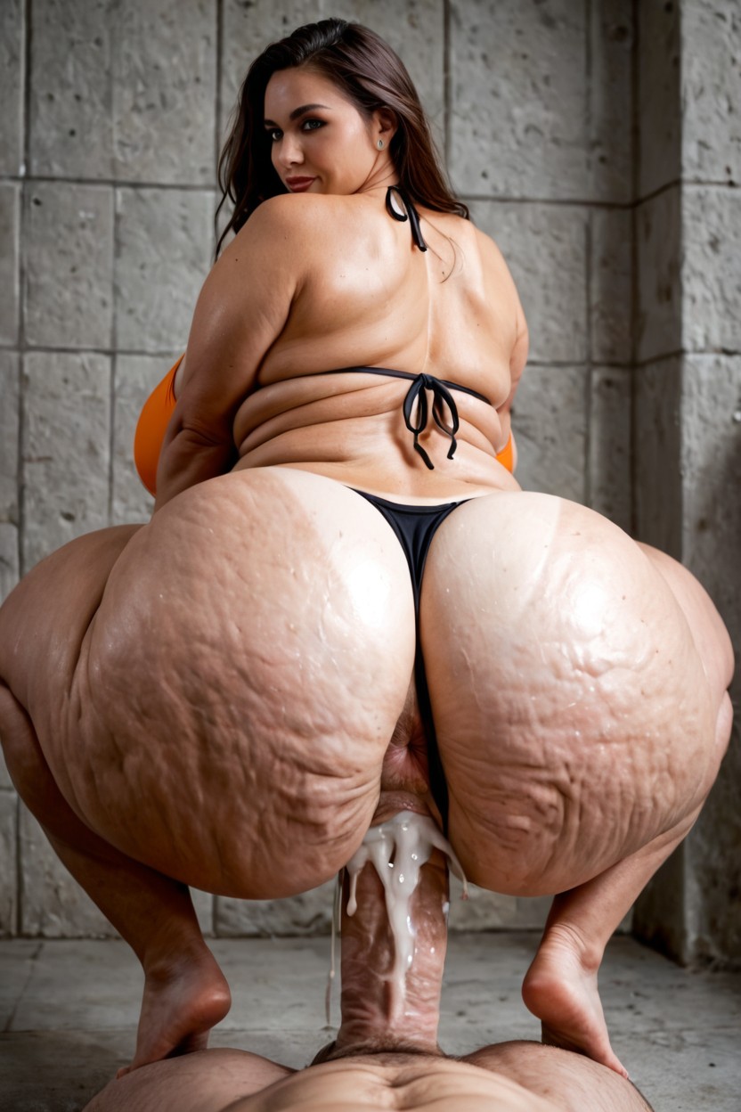 Vaginal Creampie, Huge Ssbbw, Thick Calves BBW AI Porn