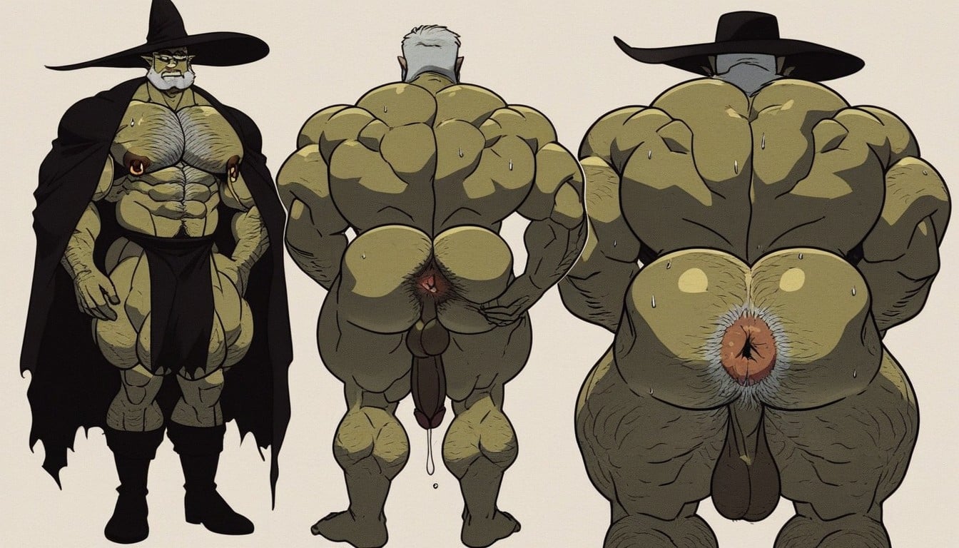 Thick Body Hairchest Hair, 여러 관점, Beard 게이 AI 포르노