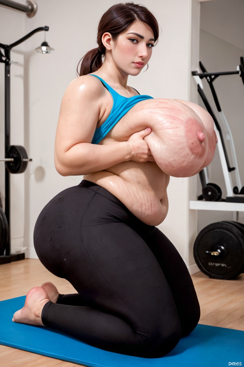 Rim Lighting, Stretch Marks, Wii Fit Trainer AI Porn