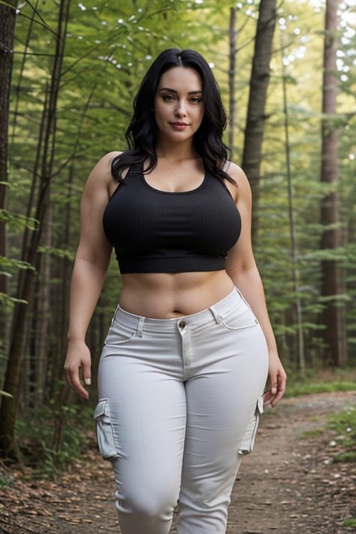 Pale White Skin, Smirk, 20+ AI Porn