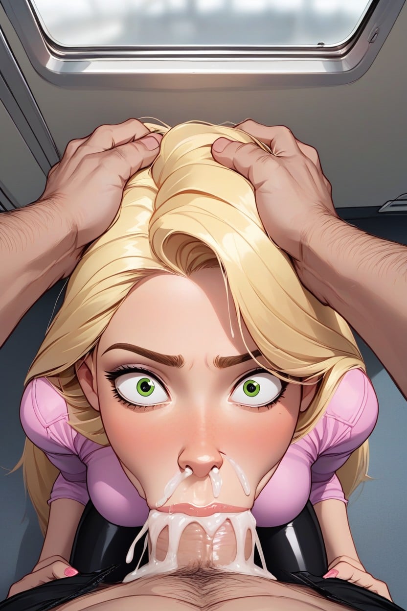 Rapunzel, Face Fuck, Complite Swalowed AI Porn