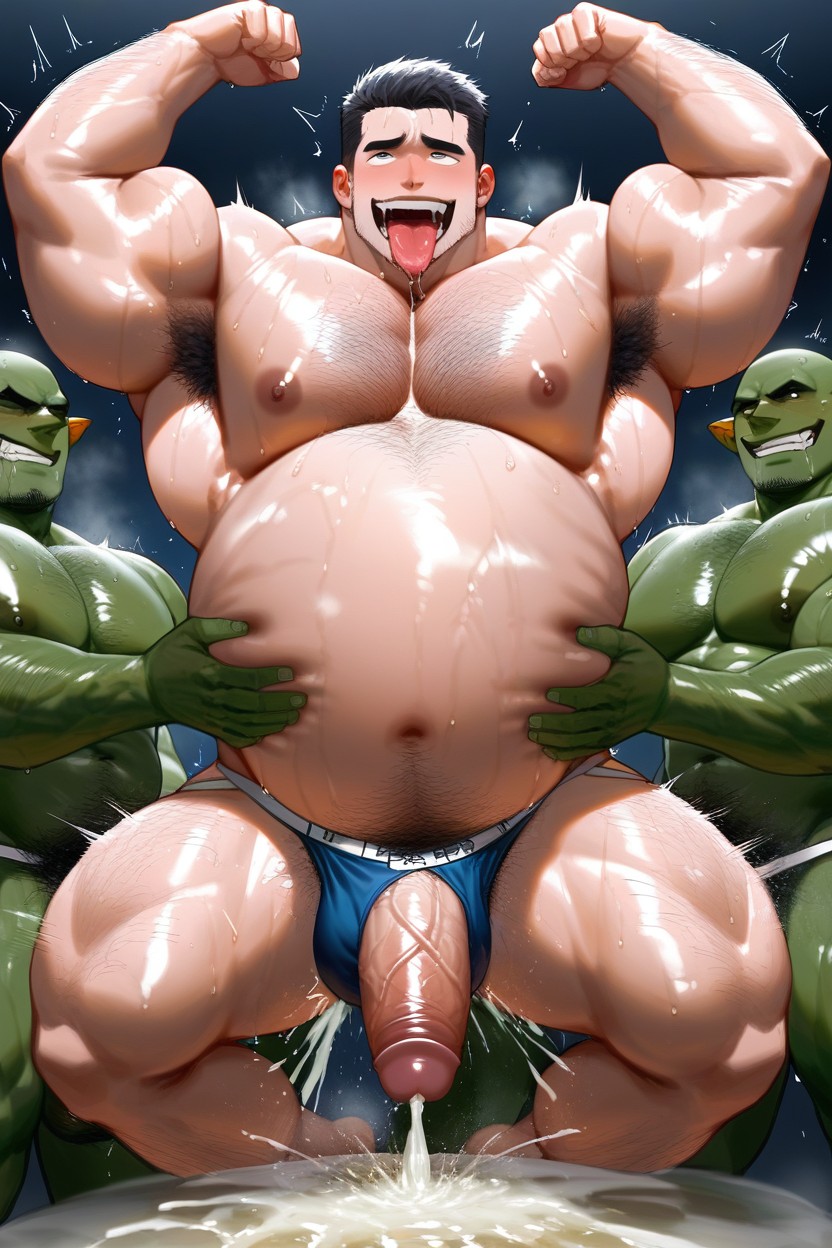 Goblin, Hyper Cock, 18+ AI Gay Porn