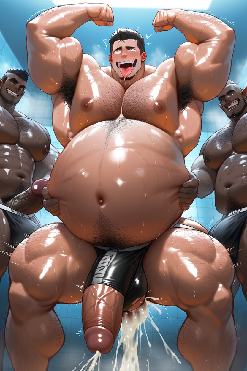 Growth, Harem, Obese AI Gay Porn
