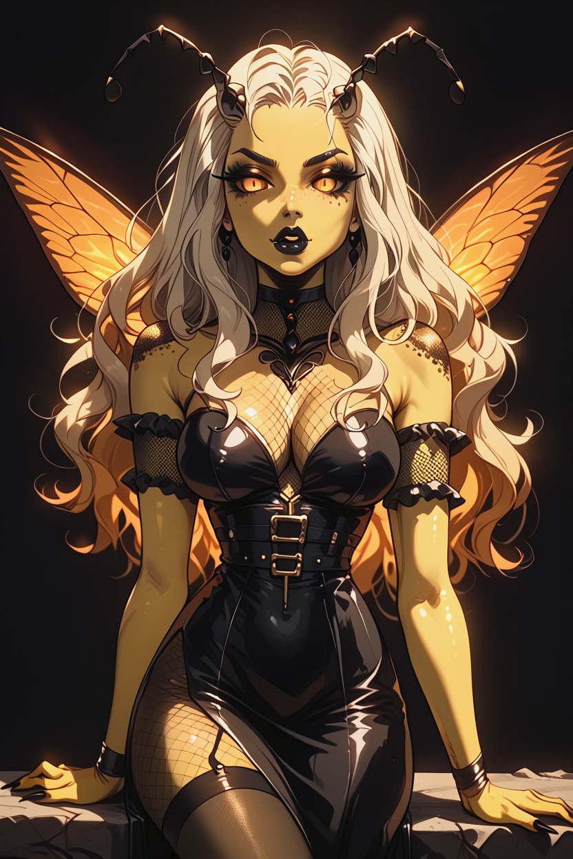 Perfect Breasts, Wild Eyes, High Cheekbones AI Porn