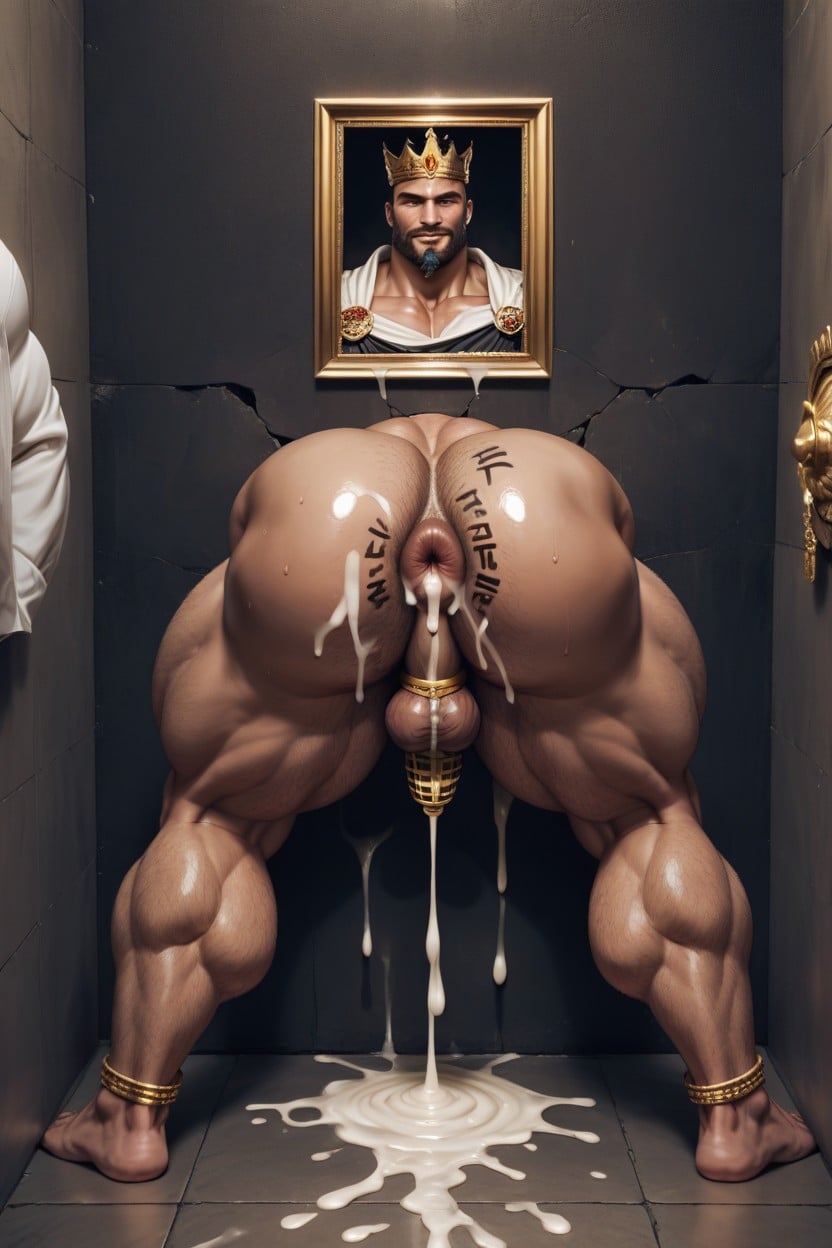 Gold Anklets, Palace, King AI Gay Porn