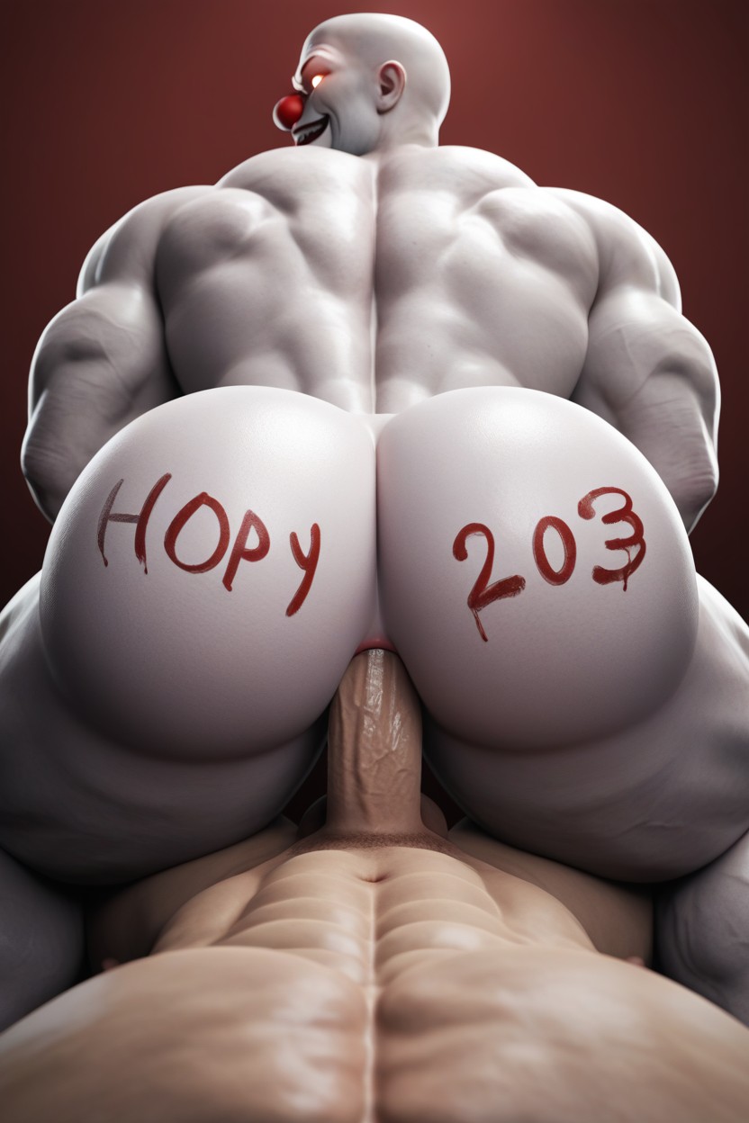 Hole Eats Dicks, Hungry Hole, Big Muscular Bubble Butt AI Gay Porn