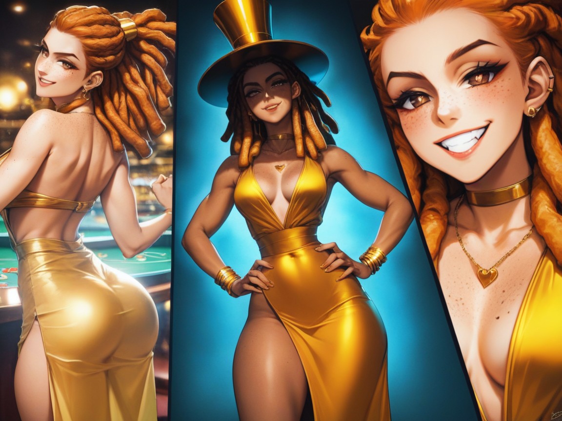 Ghost Aura, Smug Expression, Hands On Hips Hentai AI Porn