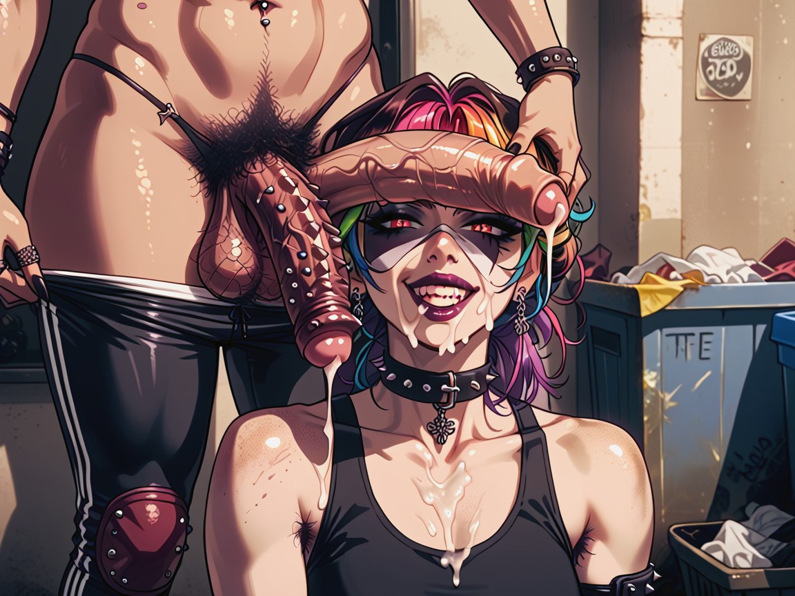 Collar, Scarred, Crotch Hair Hentai AI Porn