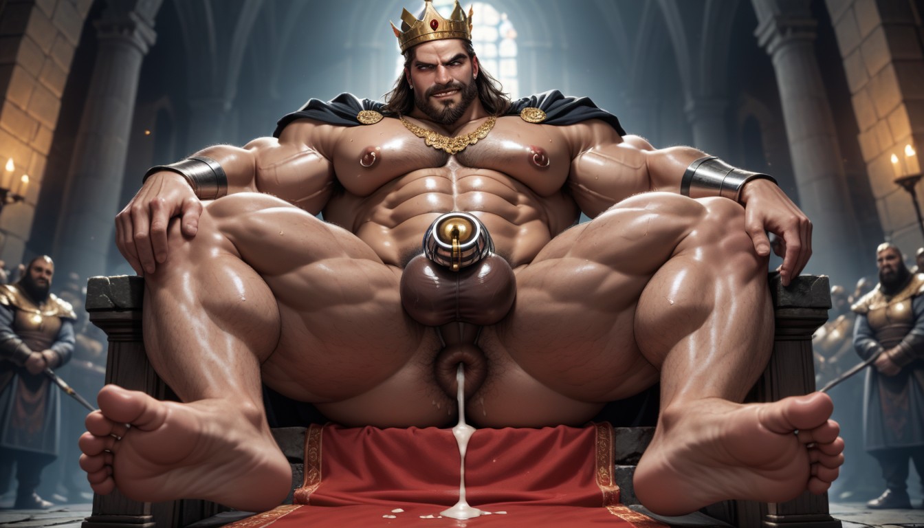 Many People Around, Precum, Medieval AI Gay Porn