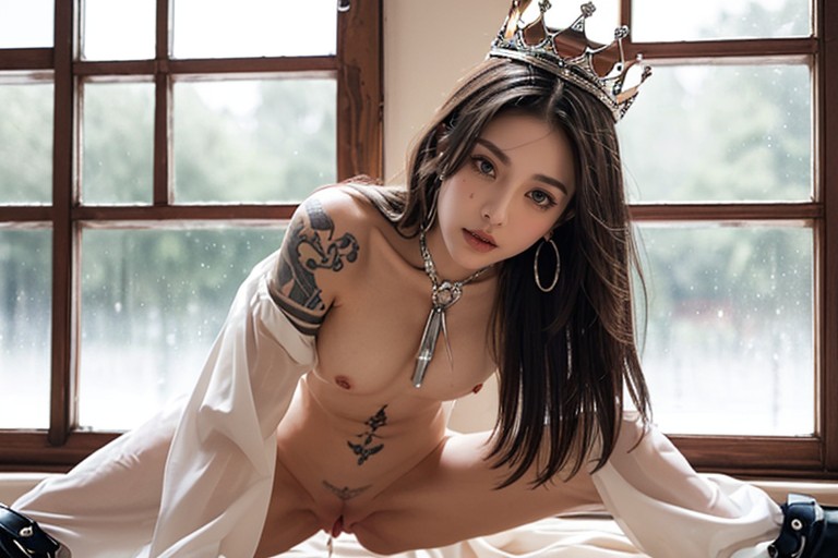Nipple Rings, Labia, Ear Rings Porno asiático IA