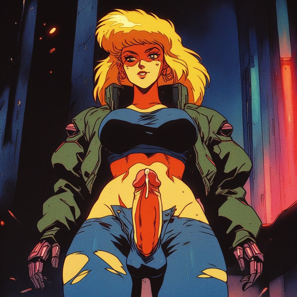 Large Futa Penis, Exposed Futanari Penis, 18+ AI Porn