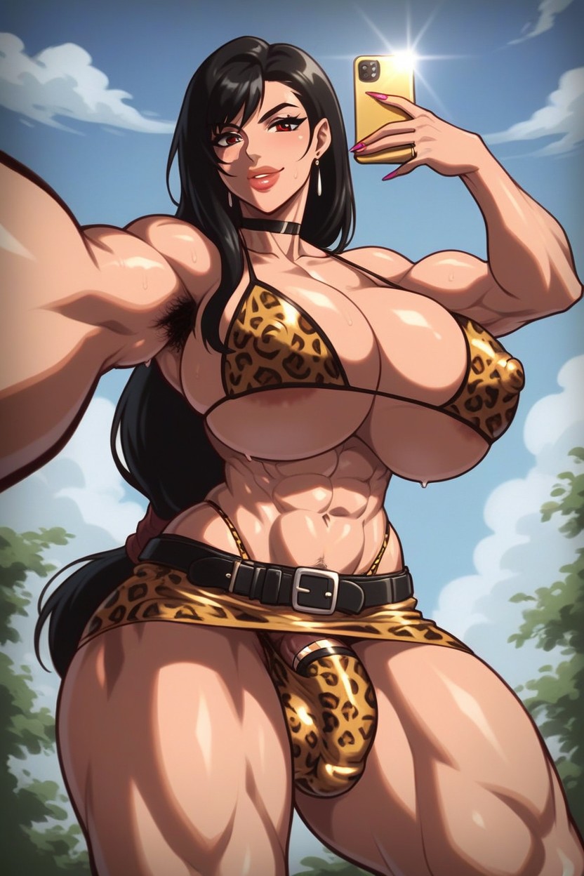 High Resolution, Curvy Figure, Bottom Heavy Shemale AI Porn