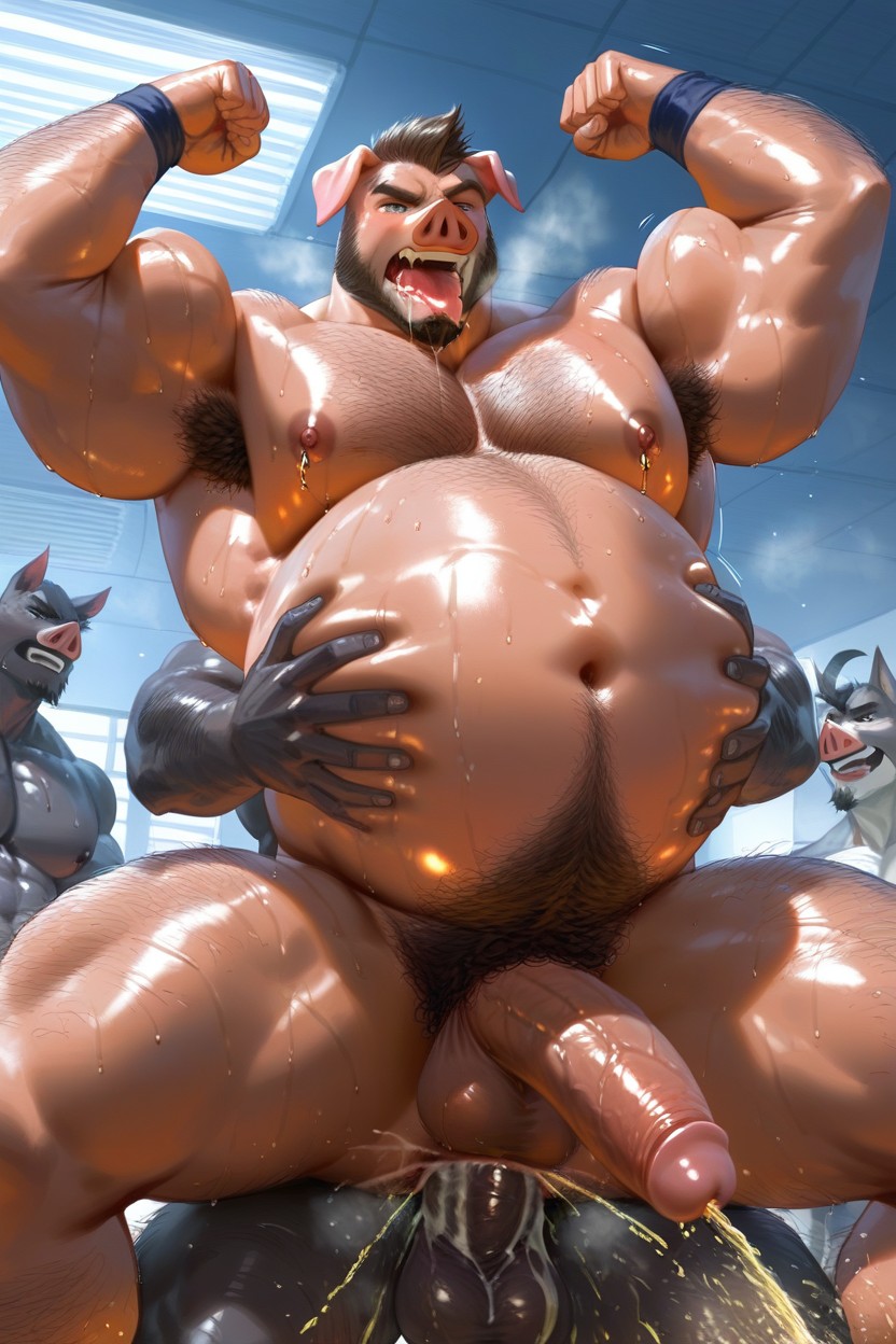 Vello En Las Axilas, Orgy, Hyper Belly Furry IA